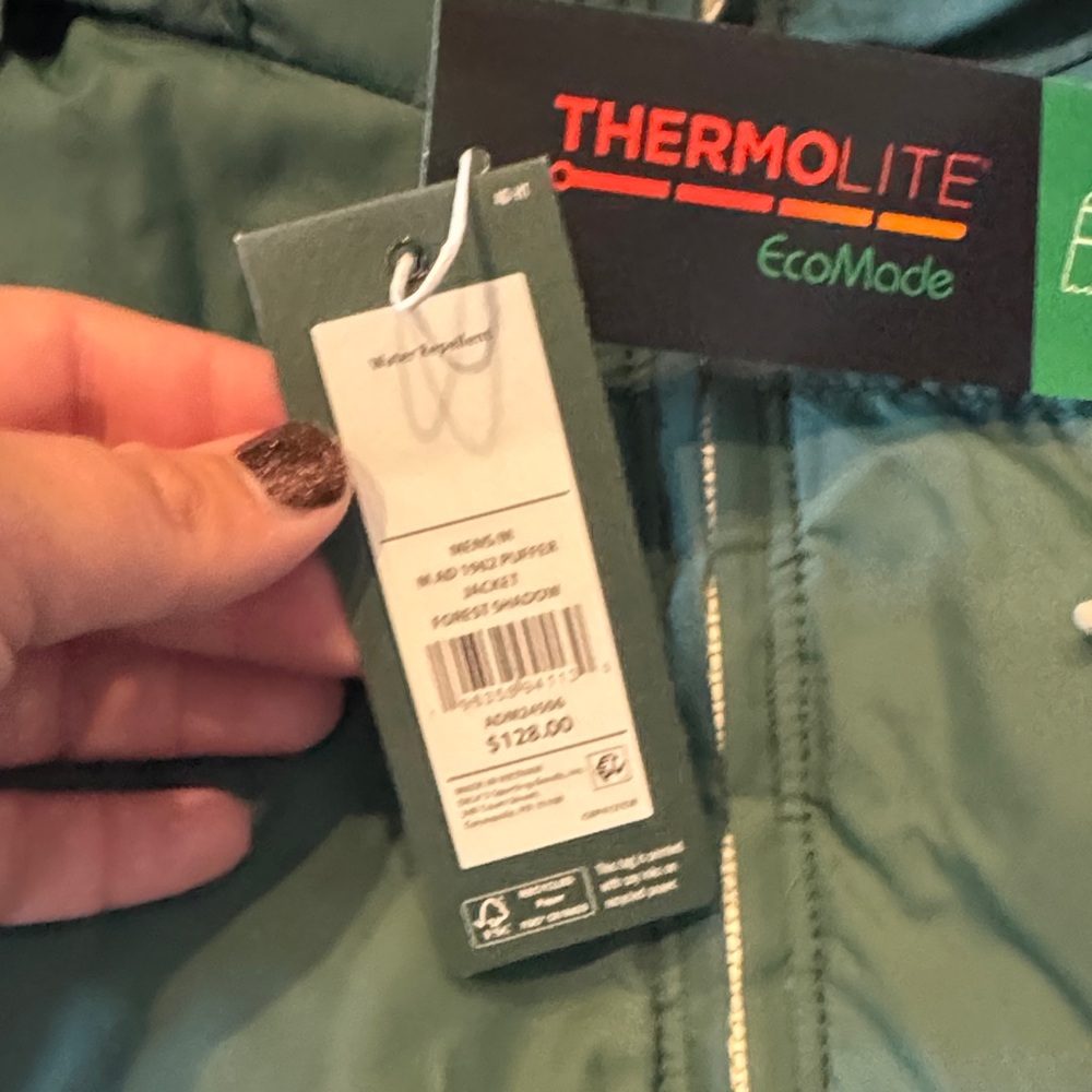 Alpine Design Green Puffer Jacket - Picture 2 of 2